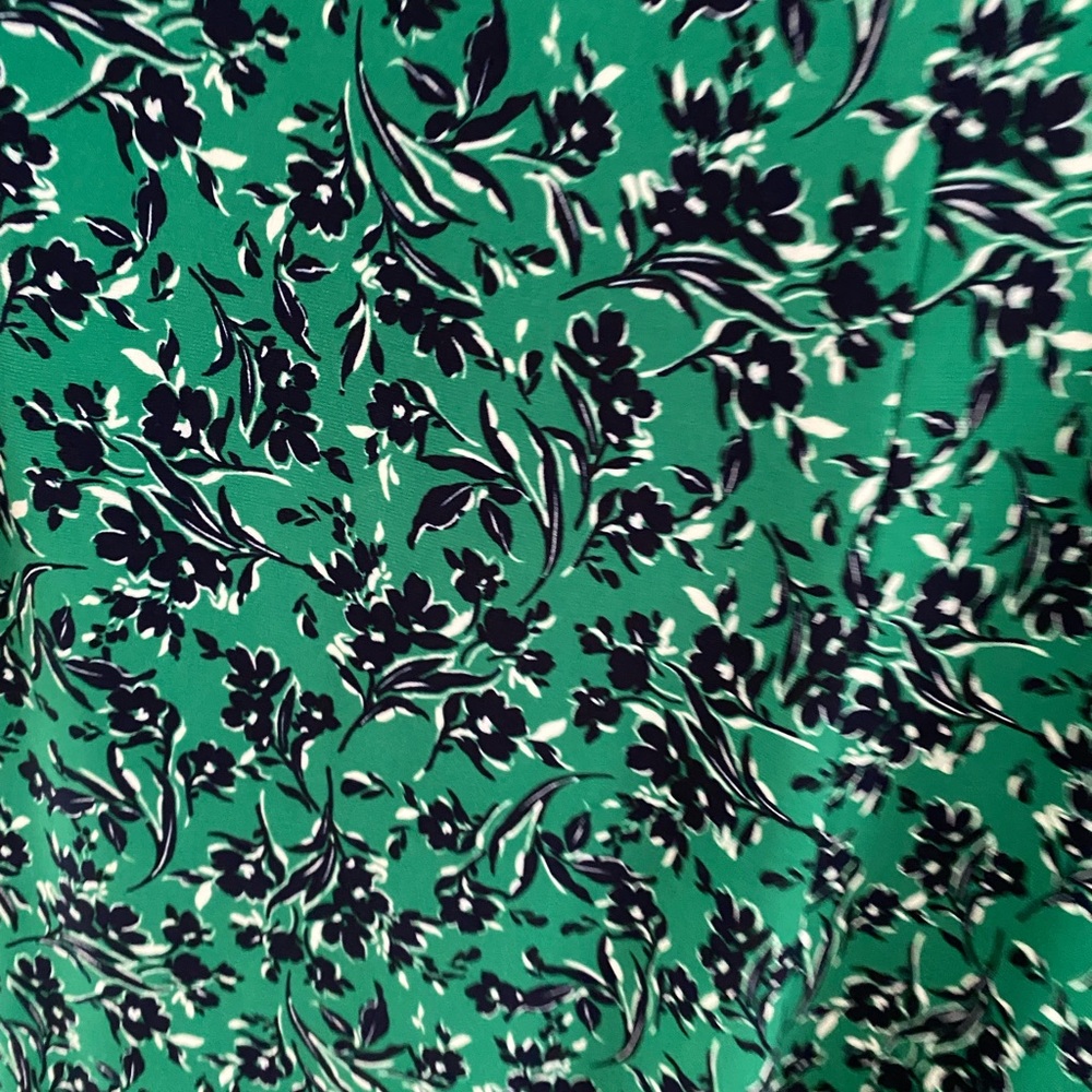Ralph Lauren Emerald Floral Long Sleeve Dress - Picture 5 of 6